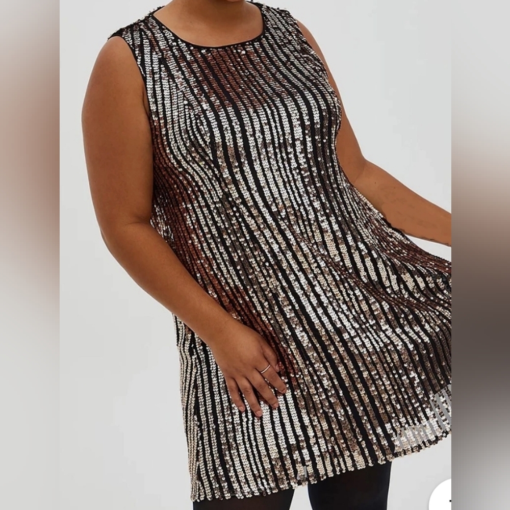 Torrid Sequin Swing Dress